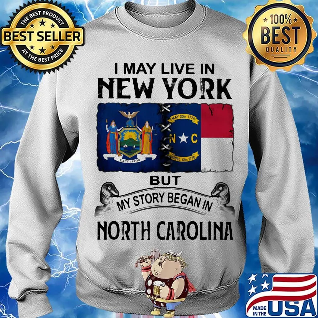 I may live in new york but my story began in north carolina s Sweater