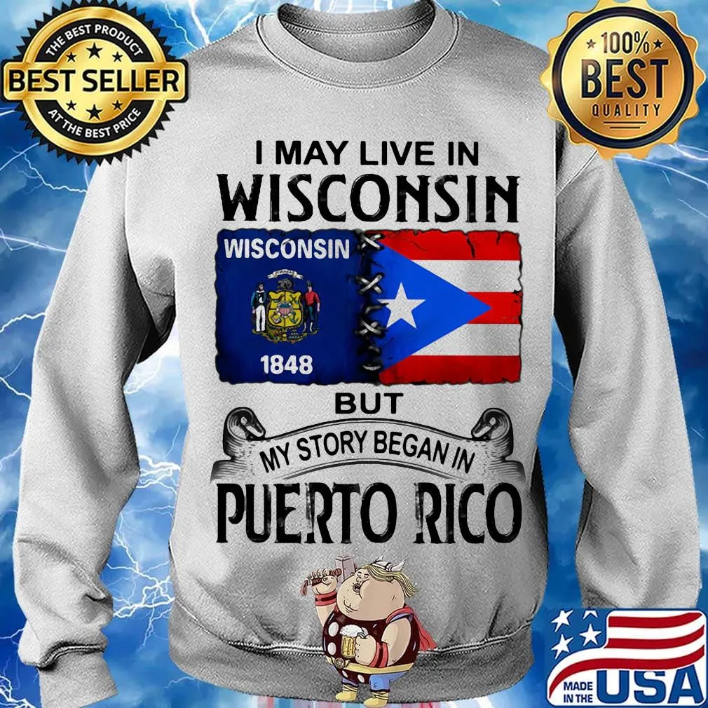 I may live in wisconsin but my story began in puerto rico s Sweater