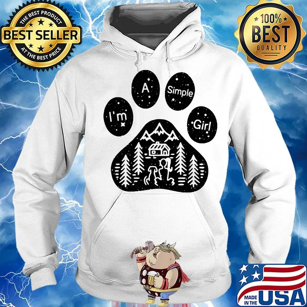 Im A Simple Girl Dog Costume For Man Shirt Hoodie