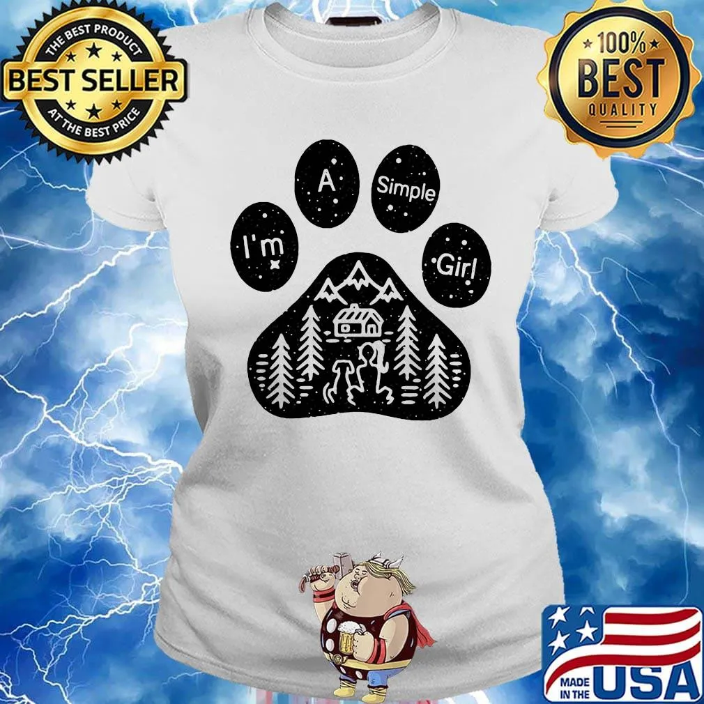 Im A Simple Girl Dog Costume For Man Shirt Ladies tee