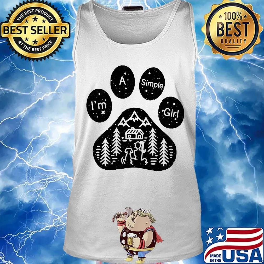 Im A Simple Girl Dog Costume For Man Shirt Tank top