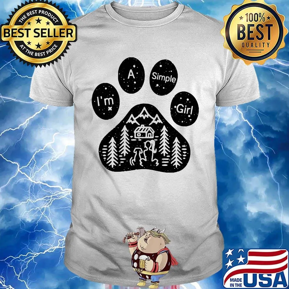 Im A Simple Girl Dog Costume For Man Shirt