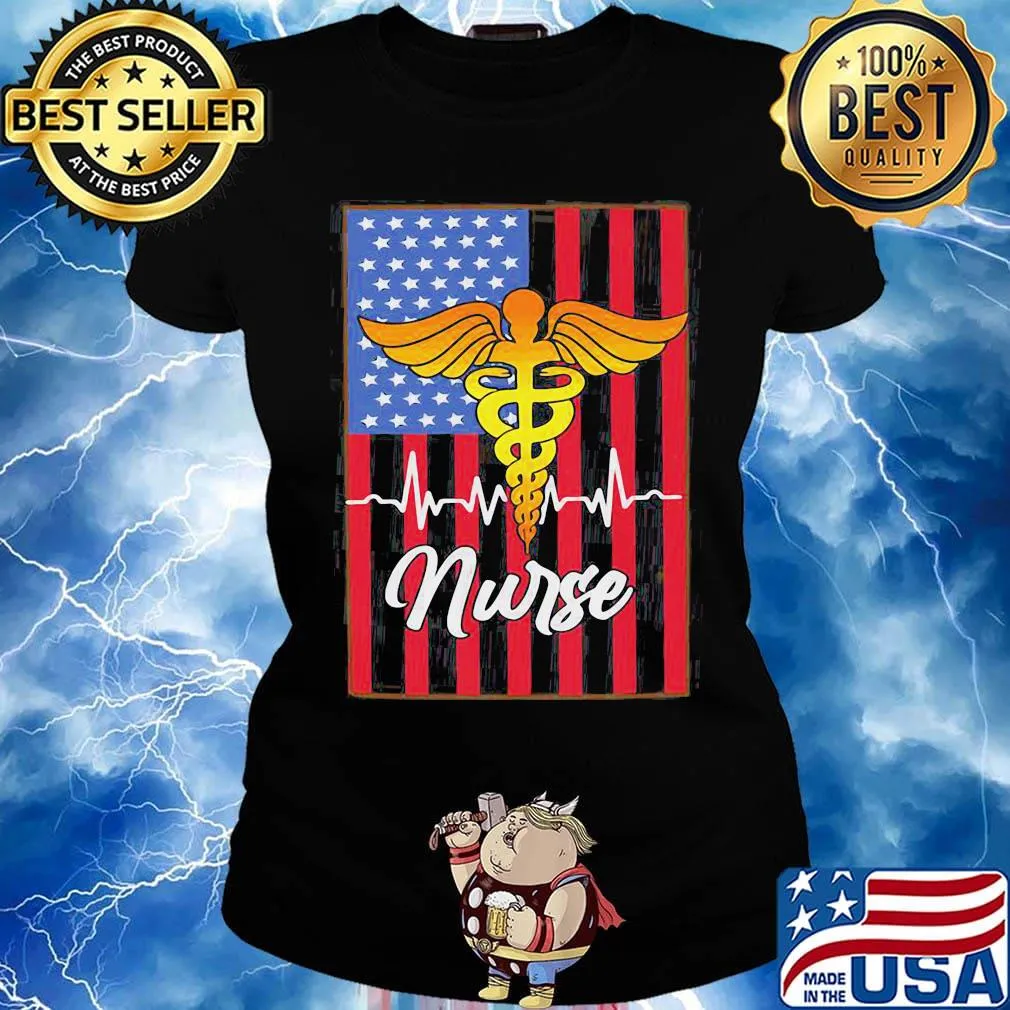 Independence day caduceus beat nurse s Ladies tee