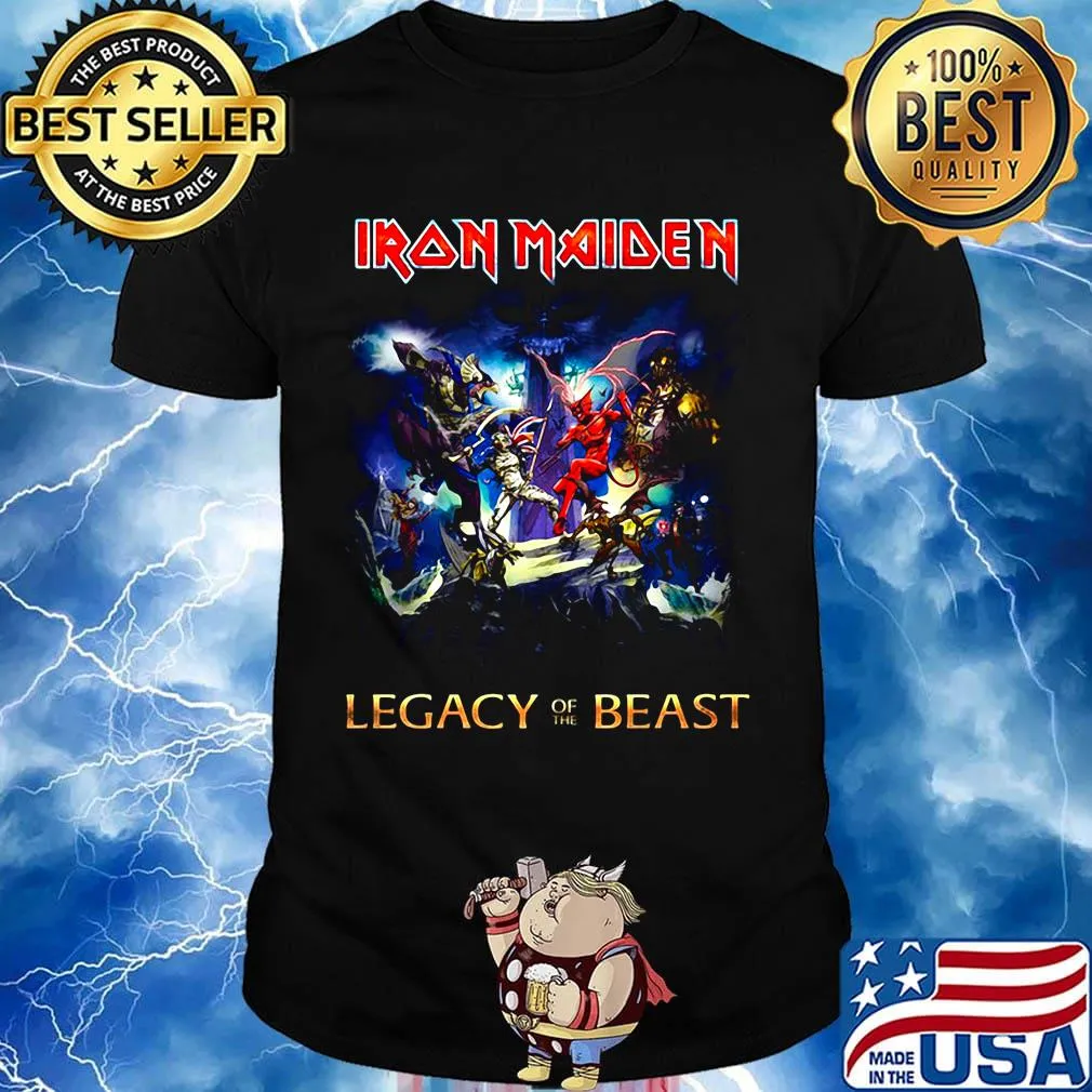 Iron maiden legacy of the beast black shirt