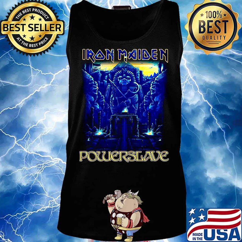 Iron maiden powerslave album s Tank top