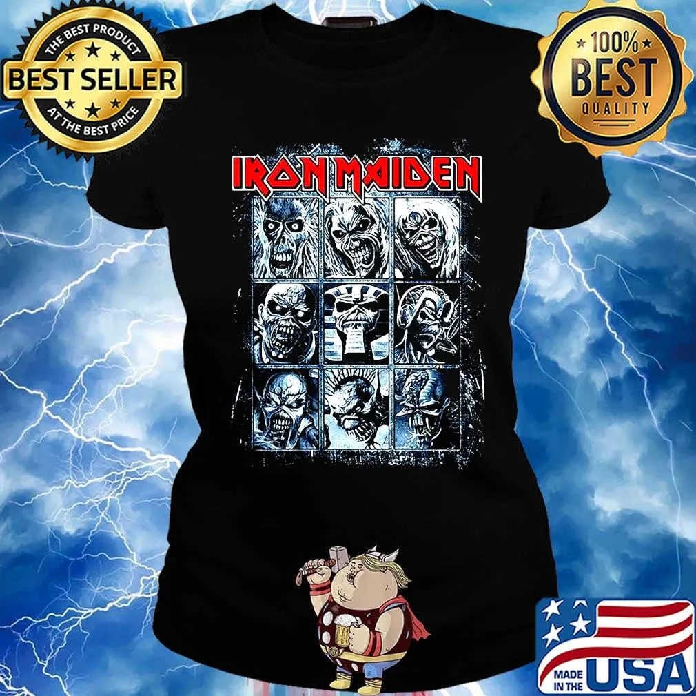 Iron maiden skeleton vampyr s Ladies tee