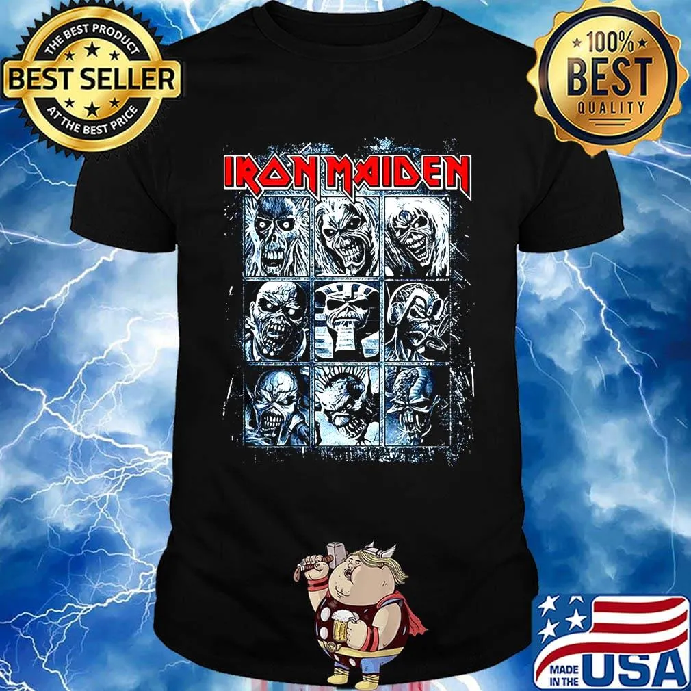 Iron maiden skeleton vampyr shirt