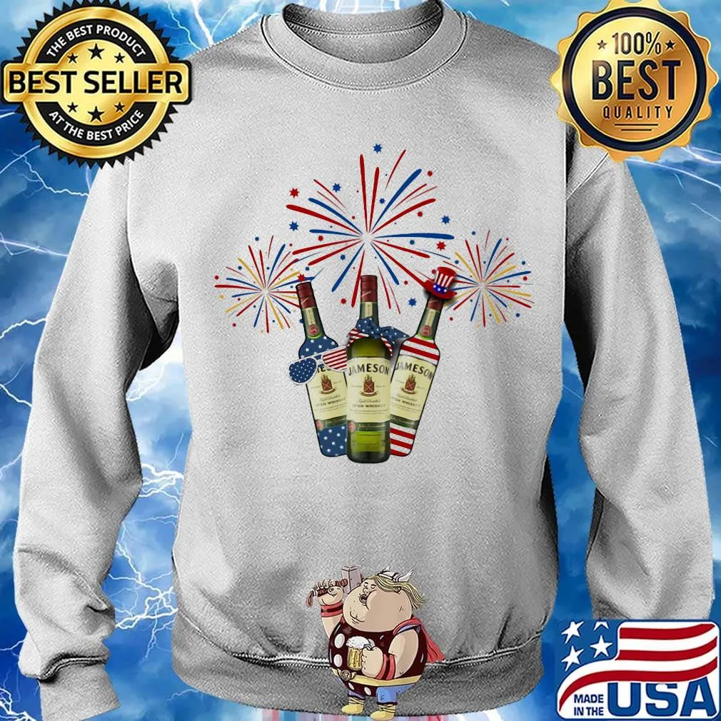 Jameson wine firework america 4th of july independence day s Sweater