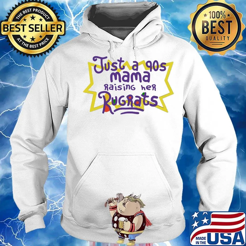 just a 90s mama raising her rugrats s Hoodie