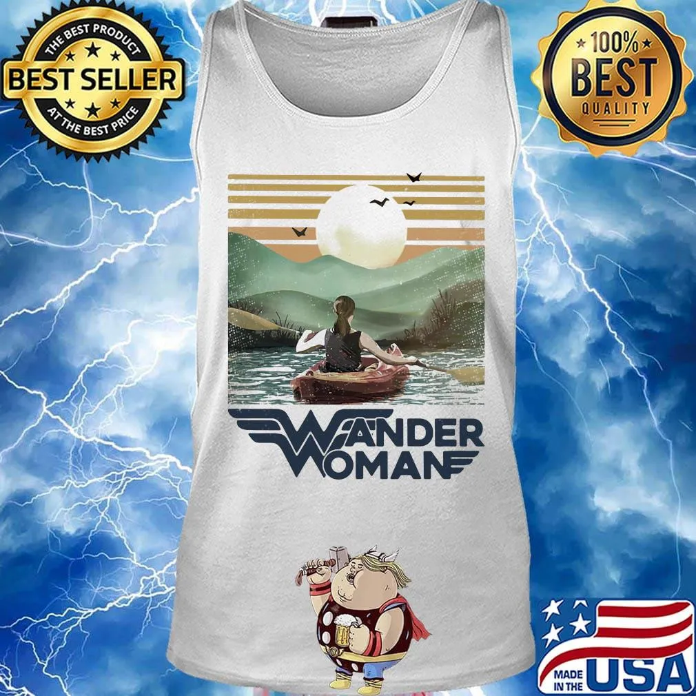 Kayaking wander woman vintage s Tank top