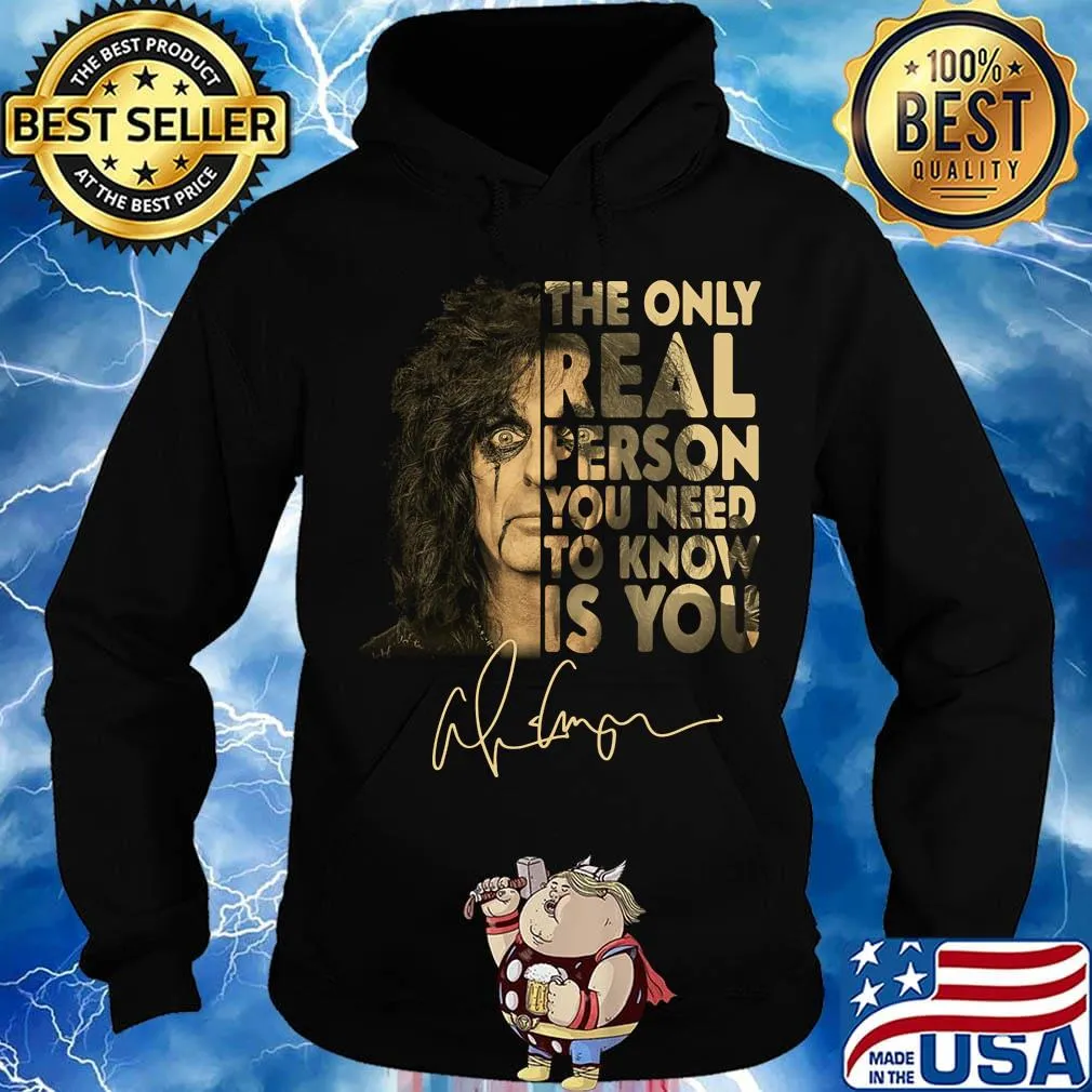 Kiss the only real person you need to know is you signature s Hoodie