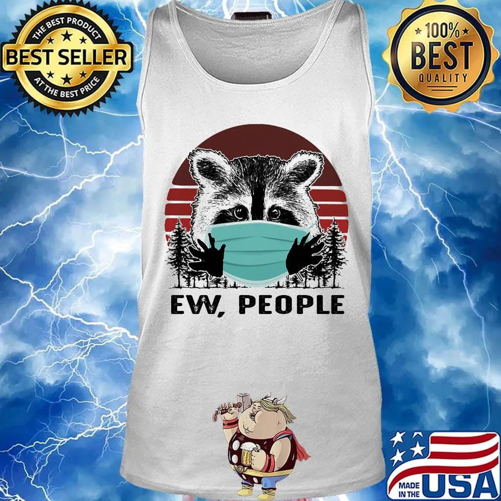 Koala mask ew people vintage retro s Tank top
