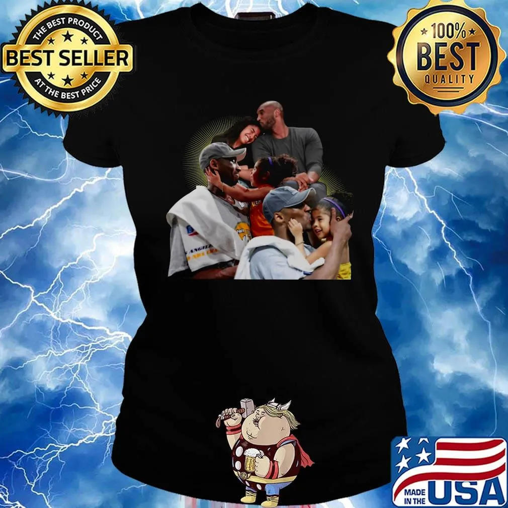 Kobe bryant and daughter memories light s Ladies tee