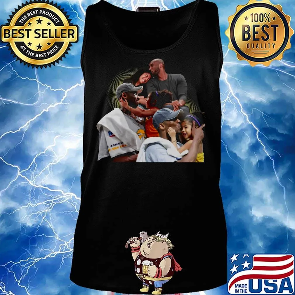 Kobe bryant and daughter memories light s Tank top