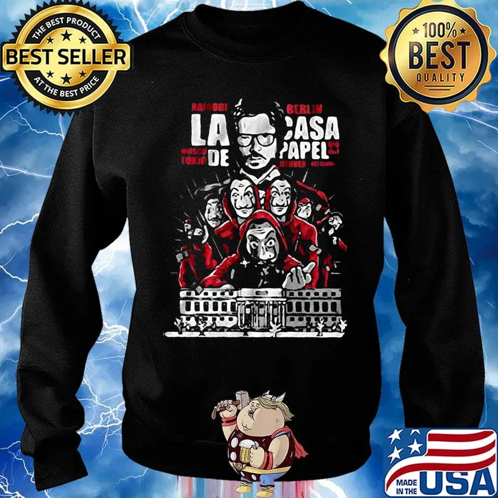 La casa de papel el profesor tokio rio nairobi denver helsinki s Sweater