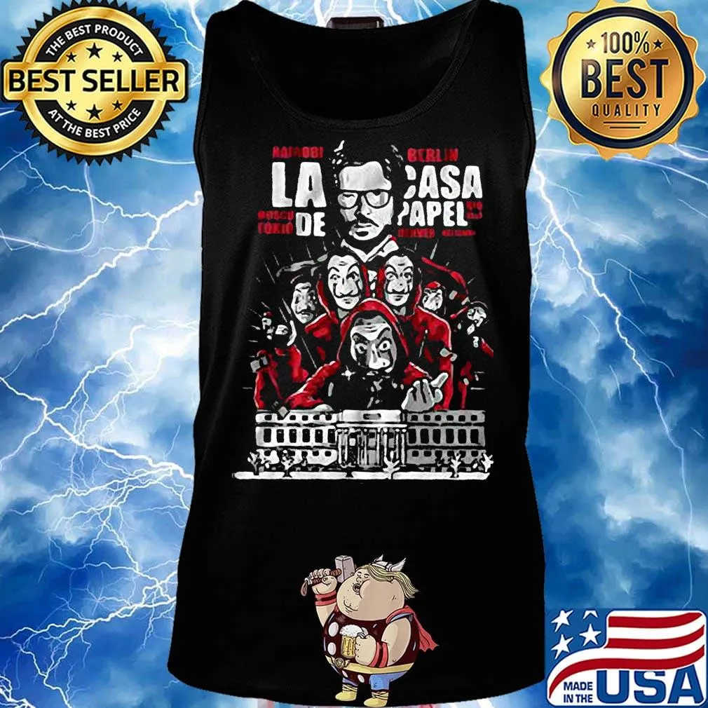 La casa de papel el profesor tokio rio nairobi denver helsinki s Tank top