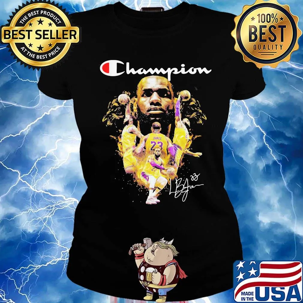 Lebron james los angeles lakers team basketball player signature s Ladies tee