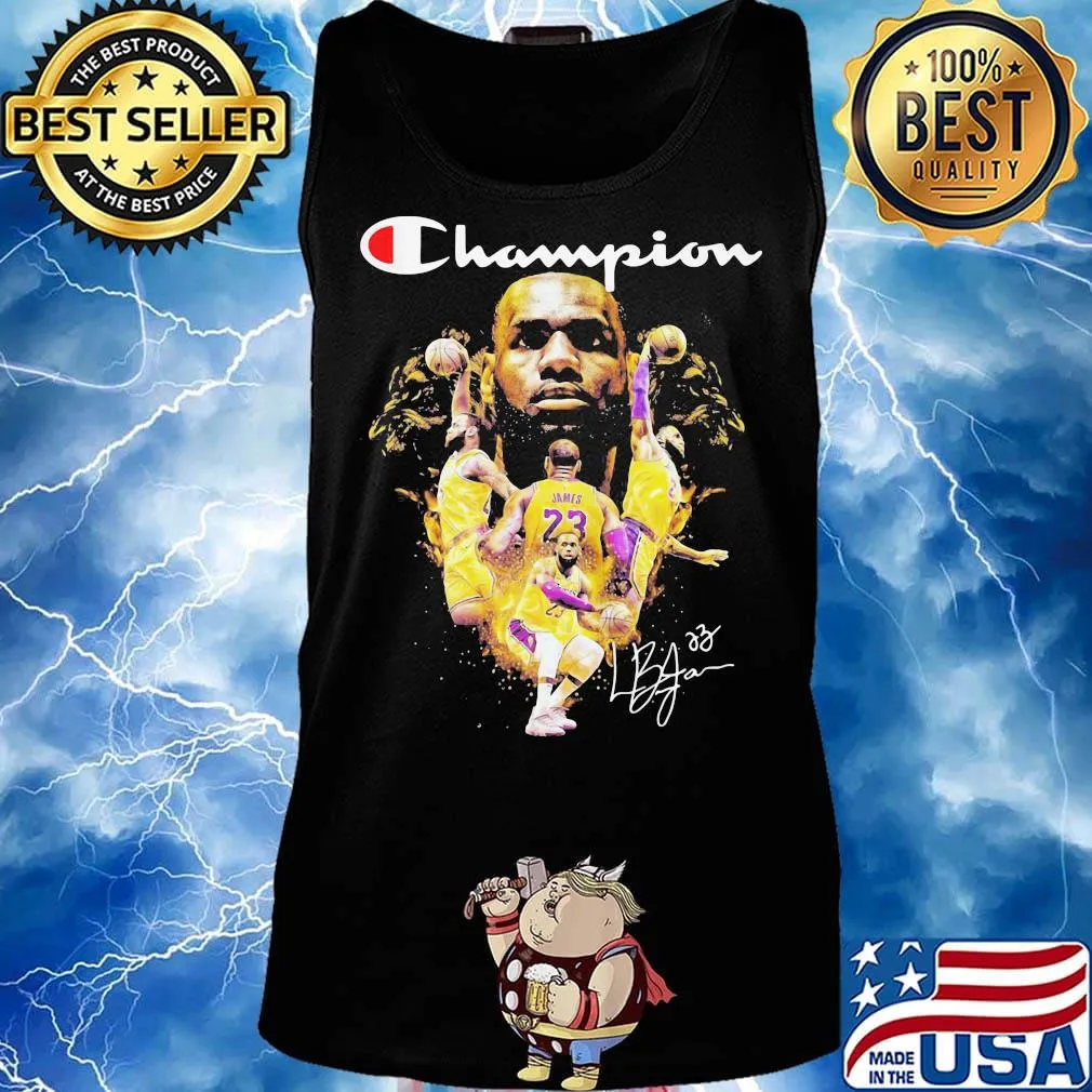 Lebron james los angeles lakers team basketball player signature s Tank top