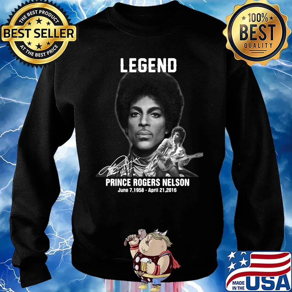 Legend prince rogers nelson 1958 2016 signature guitar s Sweater