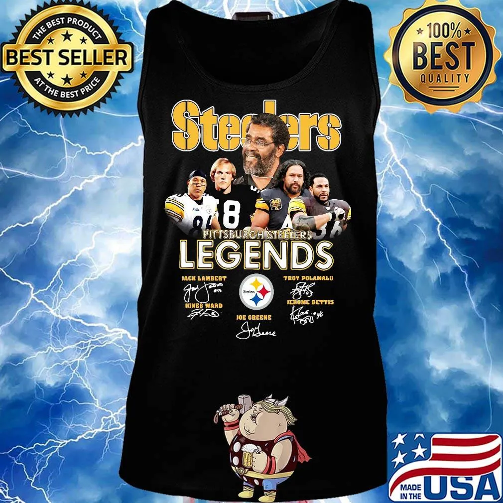 Legends pittsburgh steelers football team players signatures s Tank top