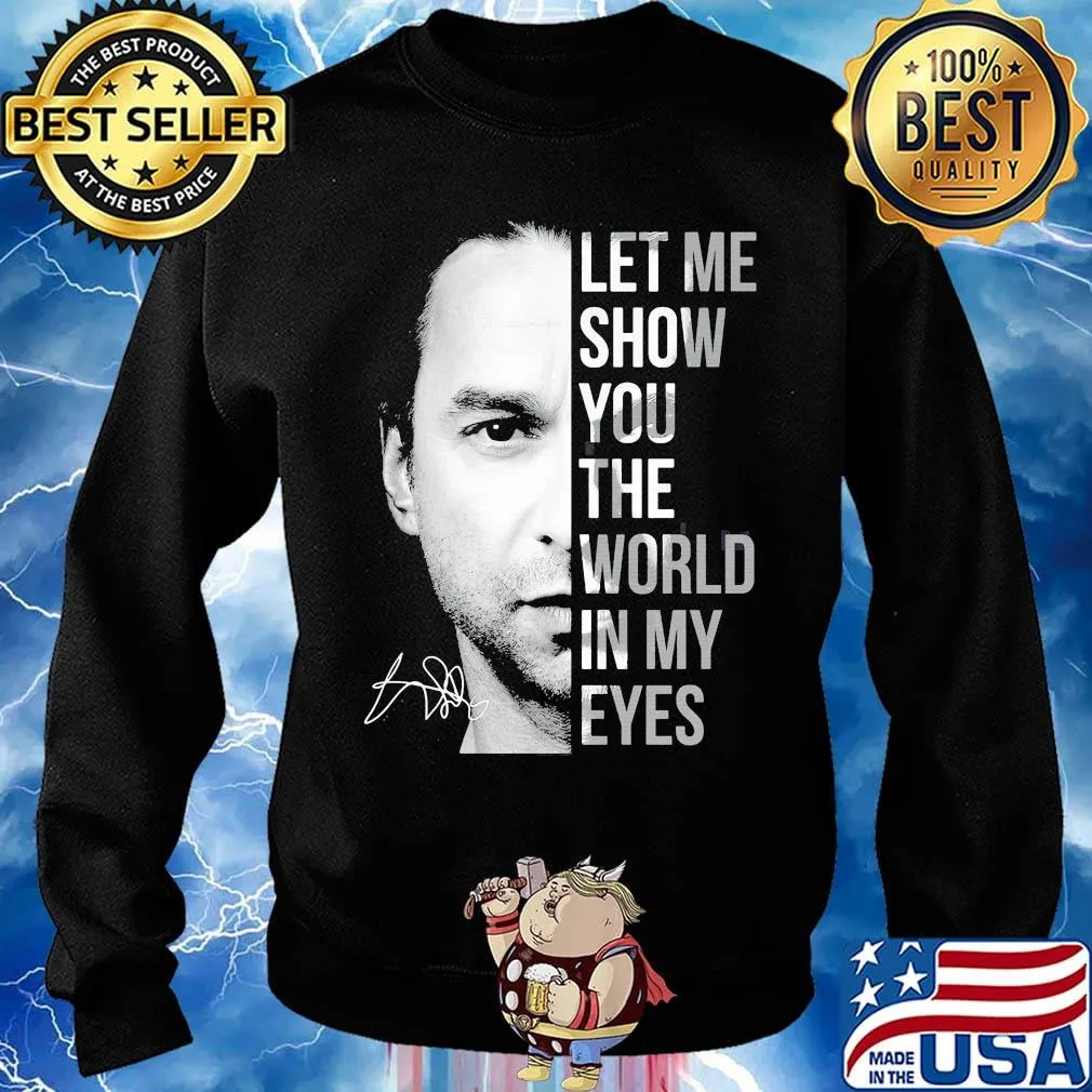 Let me show you the world in my eyes depeche mode dave gahan signature s Sweater