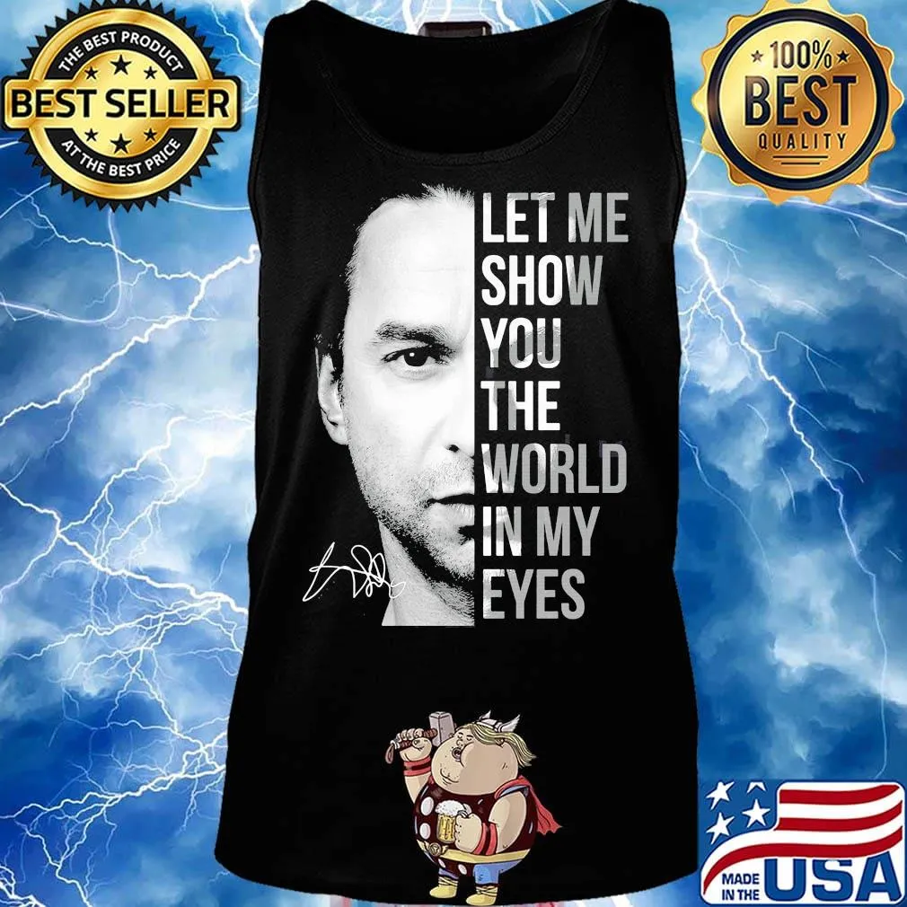 Let me show you the world in my eyes depeche mode dave gahan signature s Tank top
