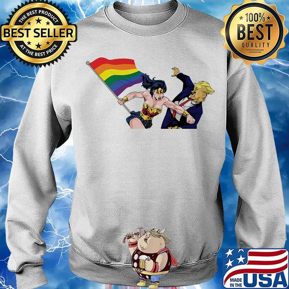 Lgbt superwoman kick donald trump s Sweater