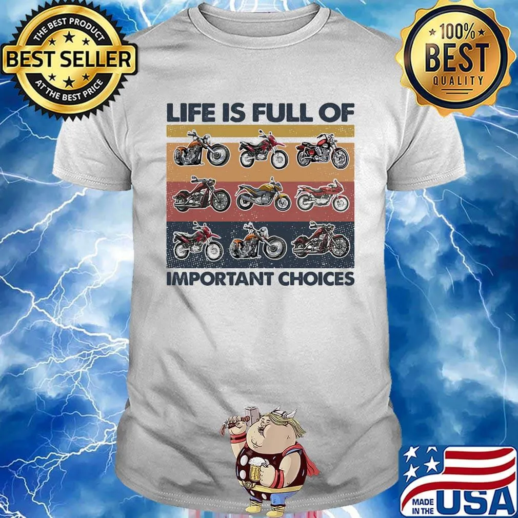 Life is full of important choices motocross shirt