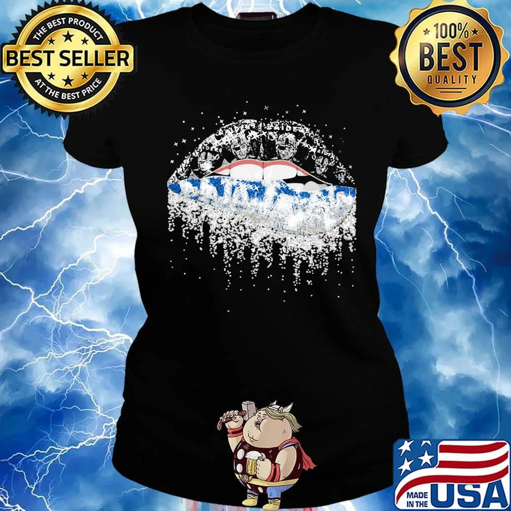 Lips los angeles raiders and los angeles dodgers s Ladies tee