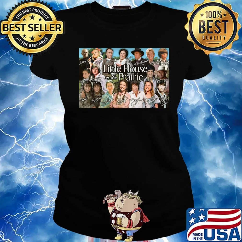 Little house prairie movie characters signatures s Ladies tee