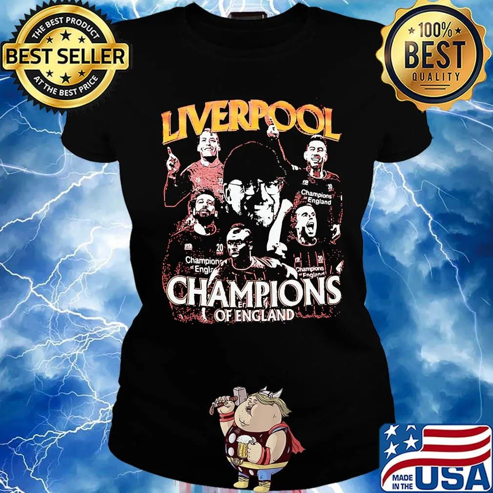 Liverpool champions of england players s Ladies tee
