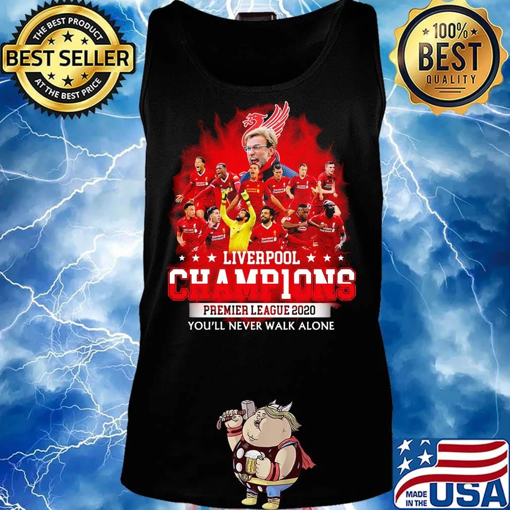 Liverpool fc champions premier league 2020 you'll never walk alone s Tank top