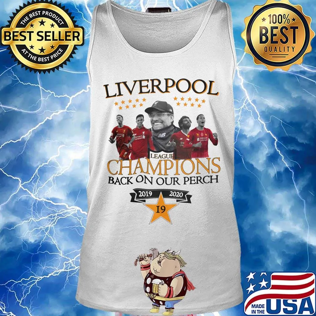 Liverpool football club league champions back on our perch 2019 2020 star 19 s Tank top