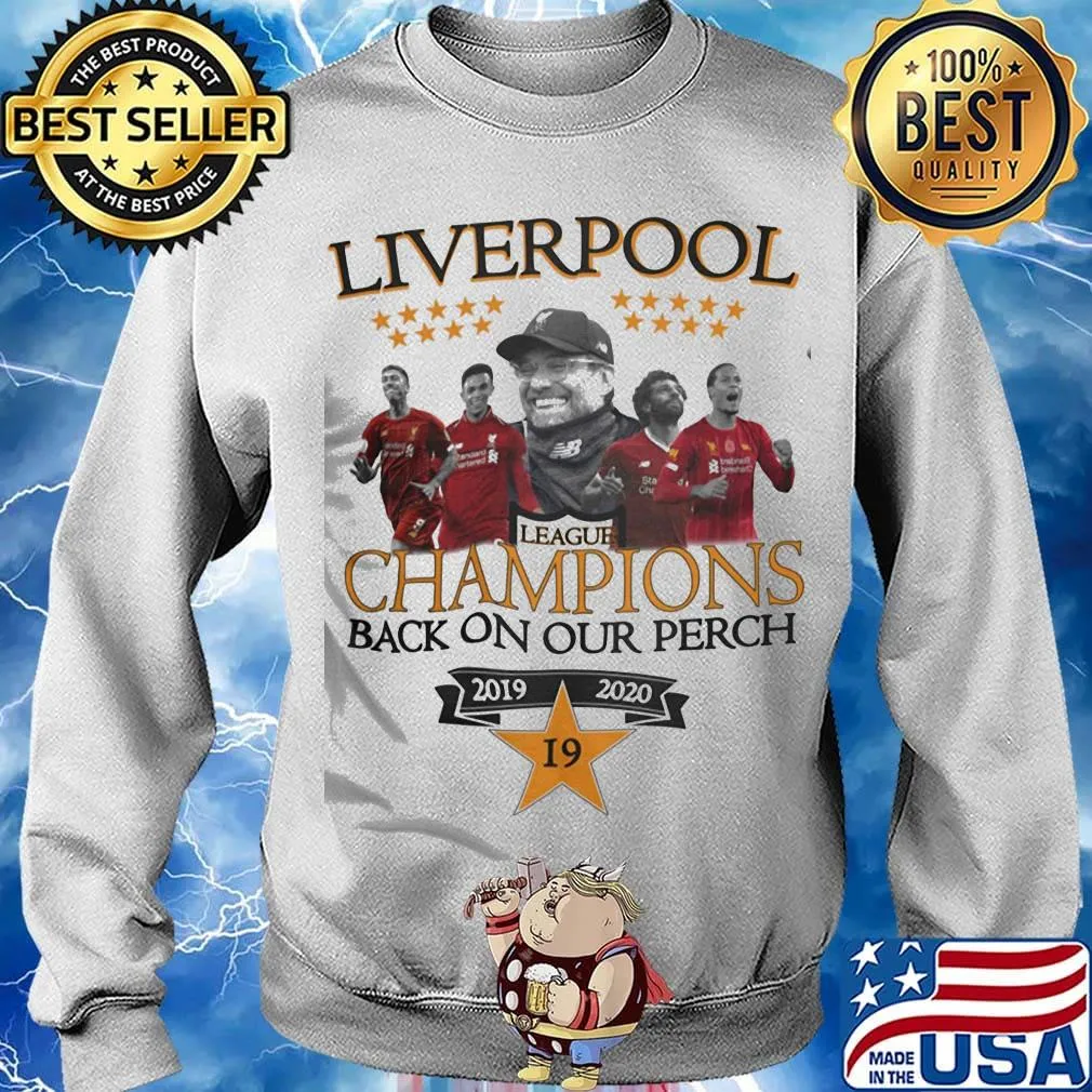 Liverpool football club league champions back on our perch 2019 2020 star s Sweater