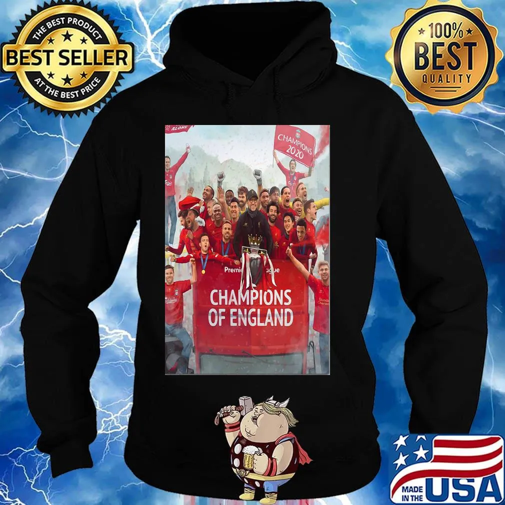 Liverpool football club premier league champions of england s Hoodie