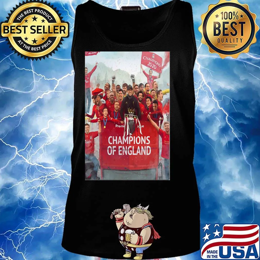 Liverpool football club premier league champions of england s Tank top