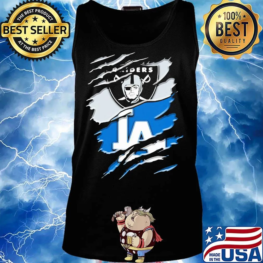 Los angeles raiders and los angeles dodgers s Tank top