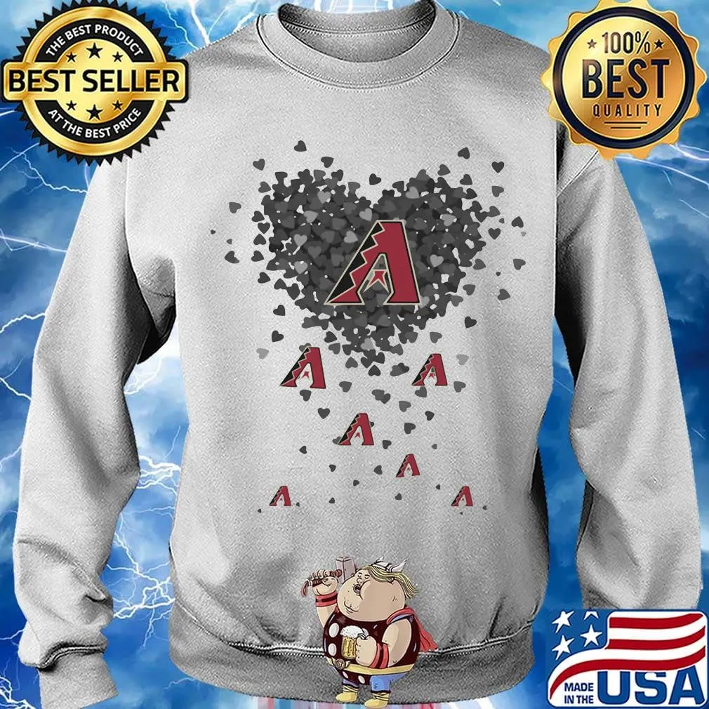 Love arizona diamondbacks logo hearts s Sweater