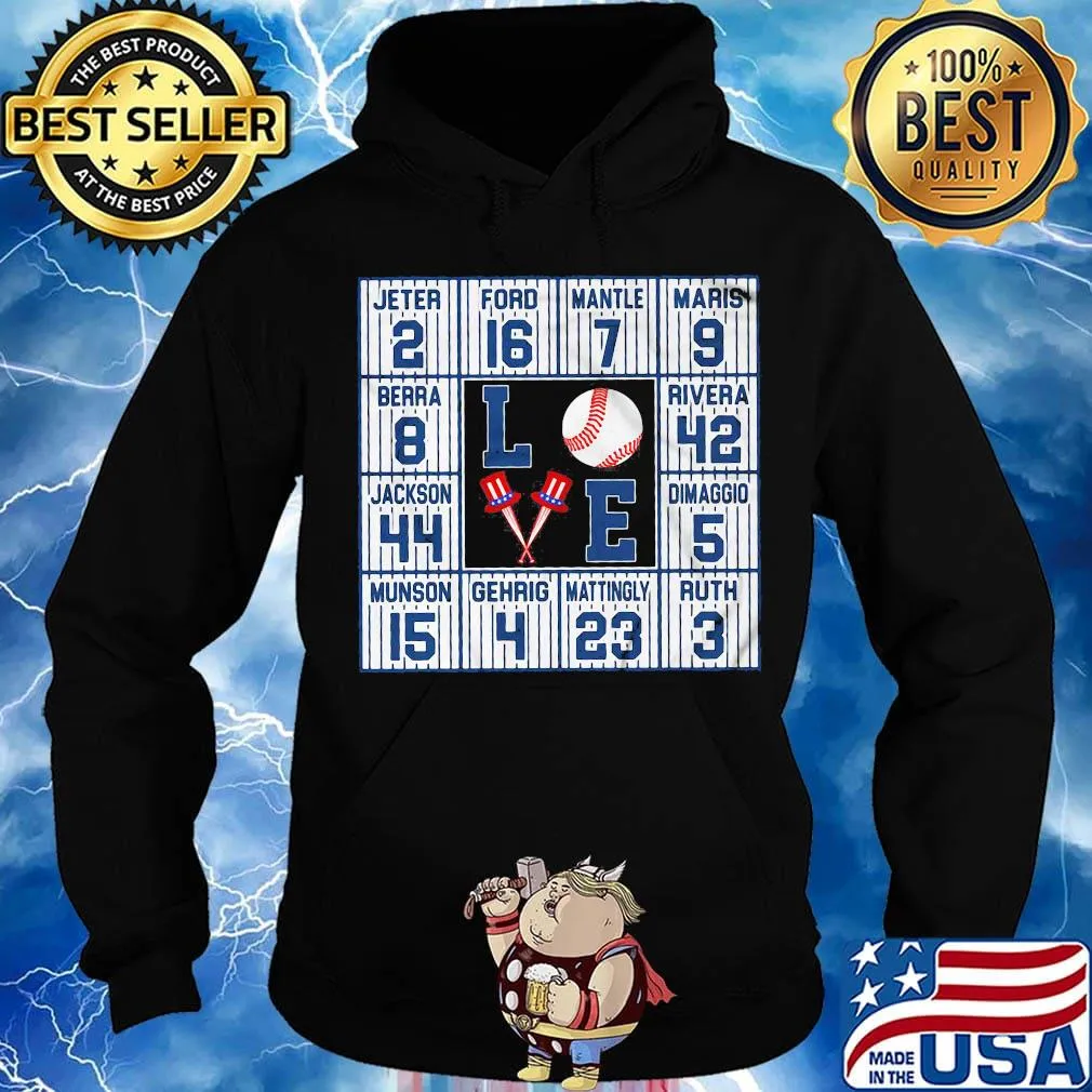 Love baseball america 4th of july independence day s Hoodie
