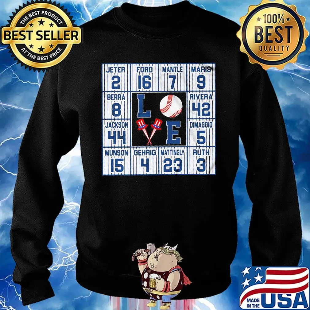 Love baseball america 4th of july independence day s Sweater