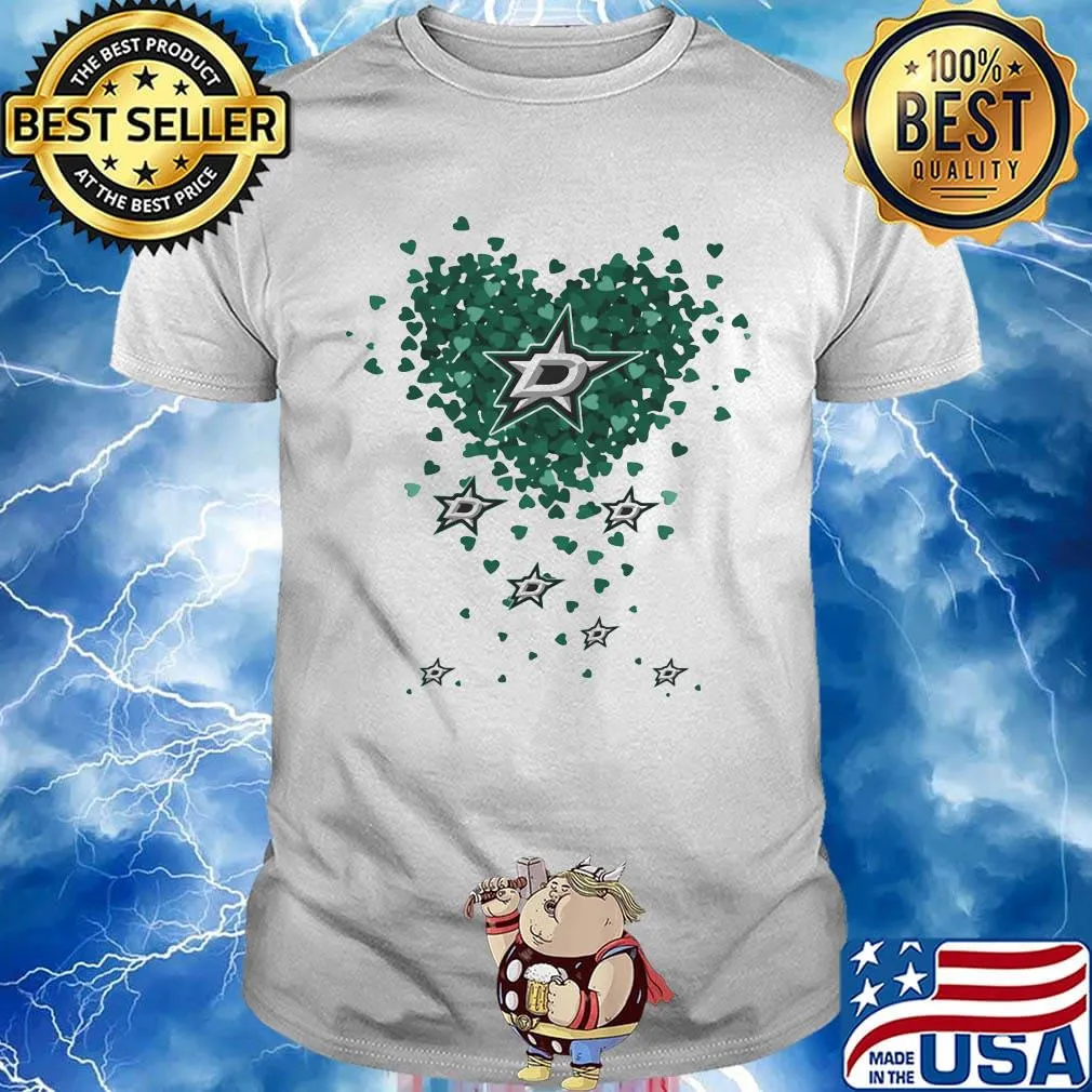 Love dallas stars baseball heart diamond shirt