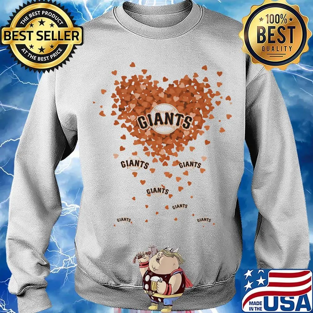 Love new york giants baseball hearts s Sweater