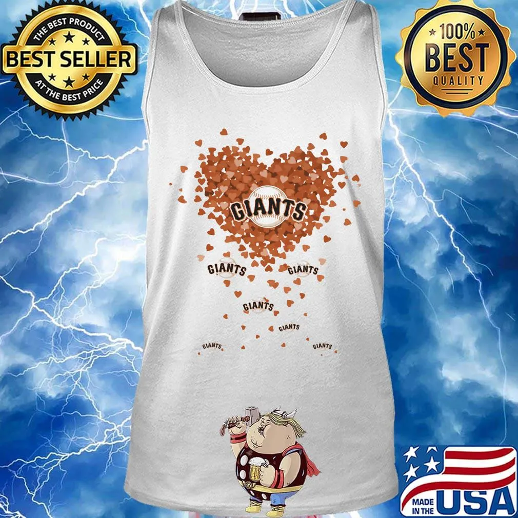 Love new york giants baseball hearts s Tank top