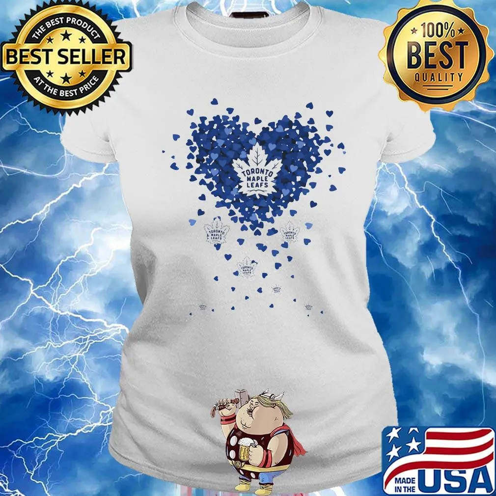 Love toronto maple leafs baseball heart diamond s Ladies tee