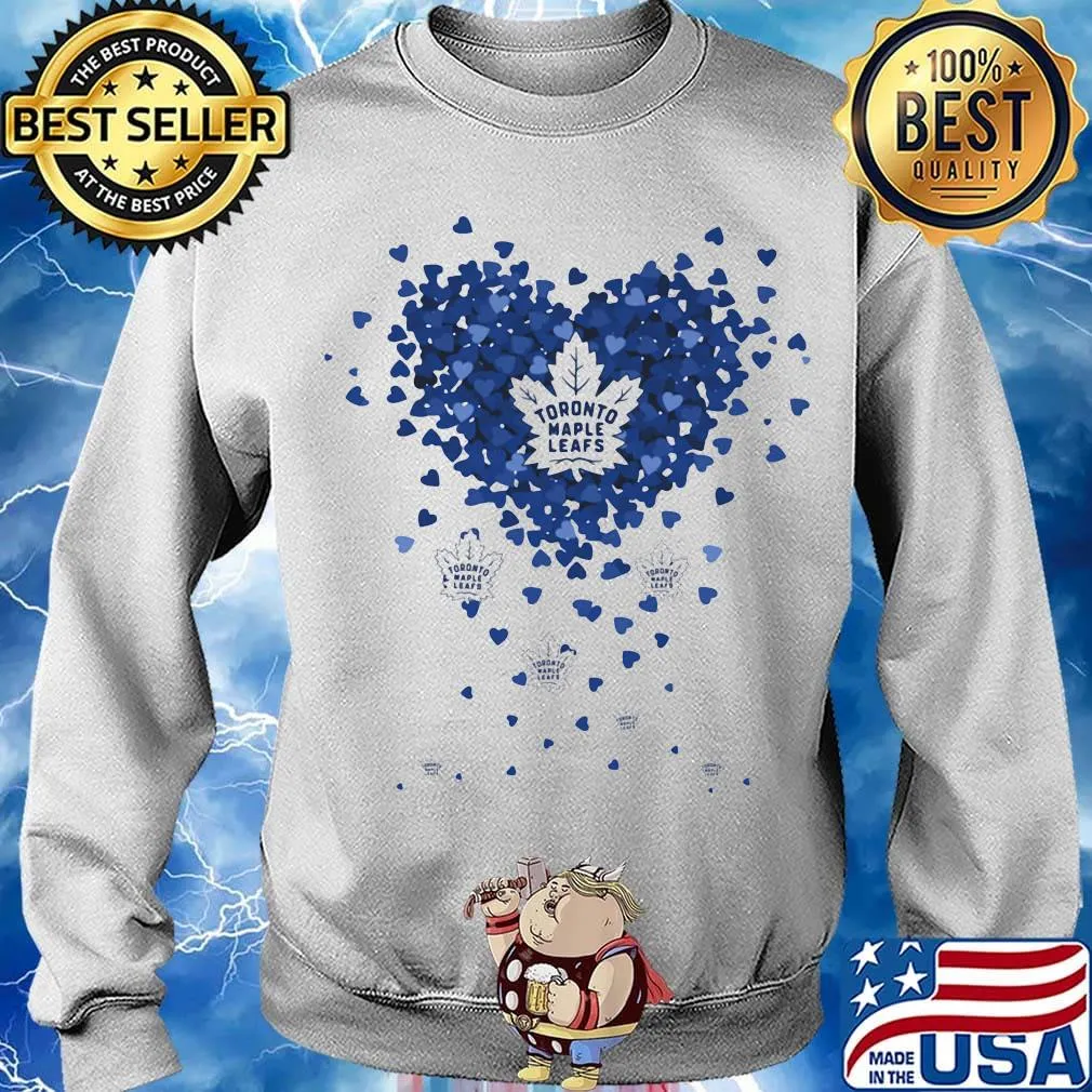 Love toronto maple leafs baseball heart diamond s Sweater