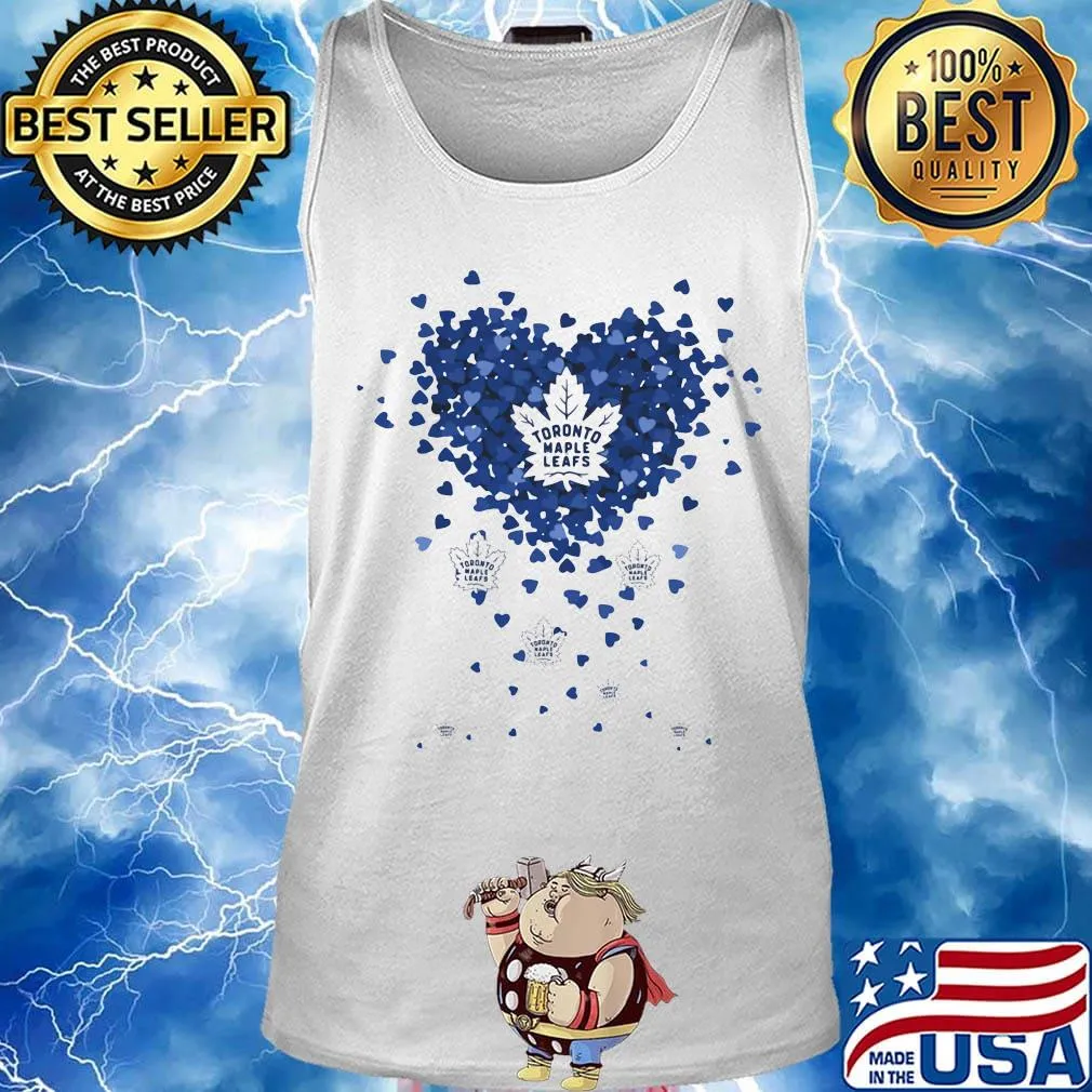 Love toronto maple leafs baseball heart diamond s Tank top