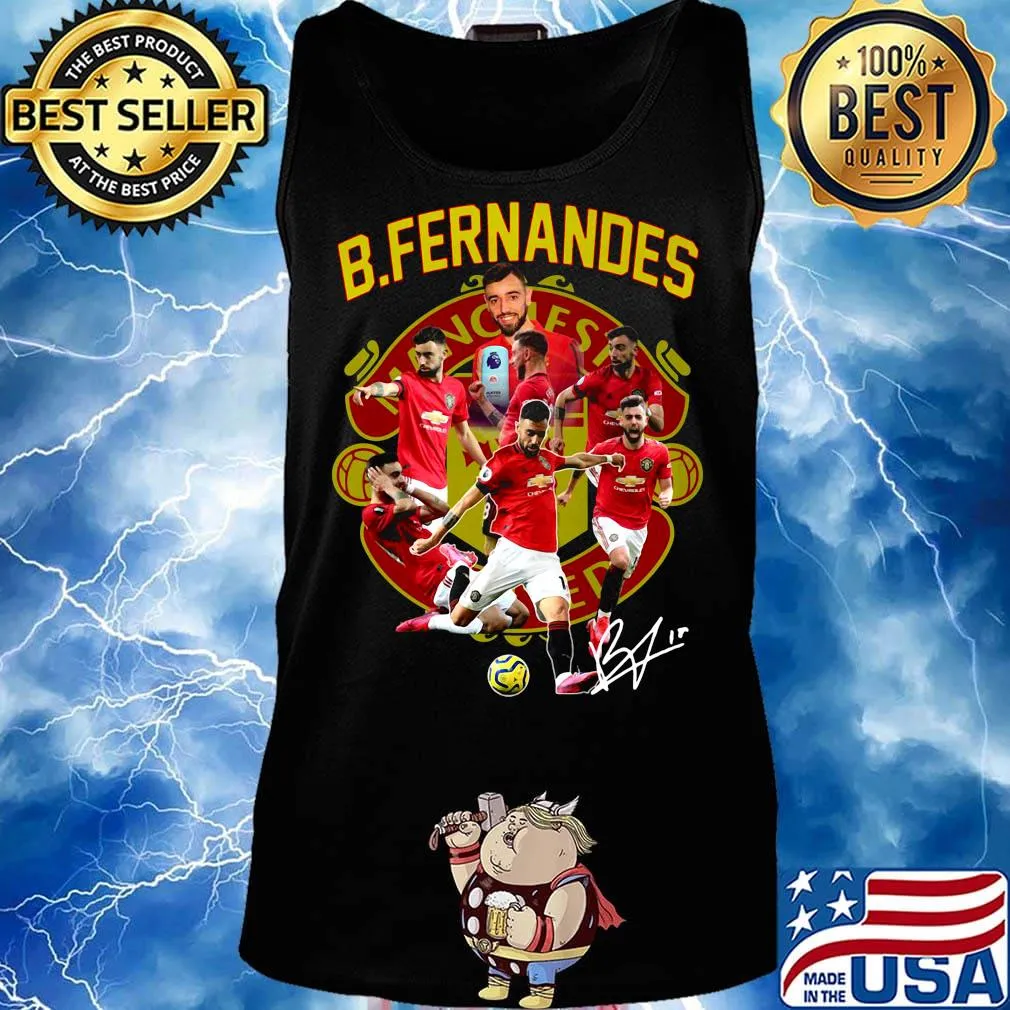 Manchester united b.fernandes signature s Tank top