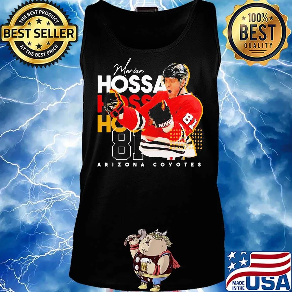 Marian hossa 81 arizona coyotes hockey team s Tank top