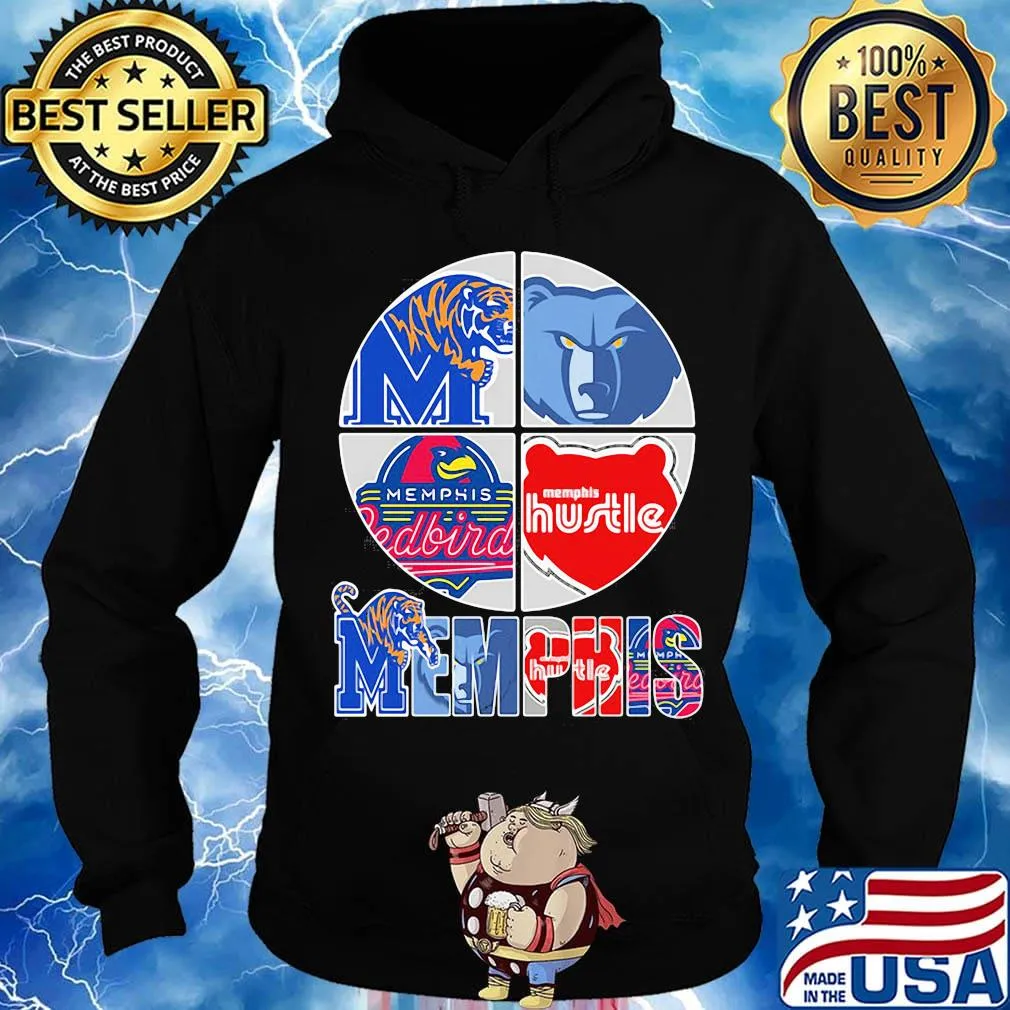 Memphis tigers grizzlies redbird and hustle s Hoodie