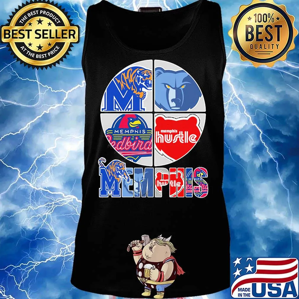 Memphis tigers grizzlies redbird and hustle s Tank top